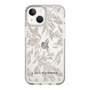 Slim Protection Case［ LAGUNAMOON - BotanicalJacquard - Clear×Beige ］