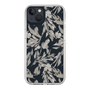 Slim Protection Case［ LAGUNAMOON - BotanicalJacquard - Clear×Beige ］