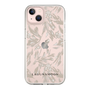 Slim Protection Case［ LAGUNAMOON - BotanicalJacquard - Clear×Beige ］