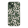 Slim Protection Case［ LAGUNAMOON - BotanicalJacquard - Clear×Beige ］