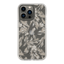 Slim Protection Case［ LAGUNAMOON - BotanicalJacquard - Clear×Beige ］