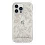Slim Protection Case［ LAGUNAMOON - BotanicalJacquard - Clear×Beige ］