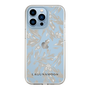 Slim Protection Case［ LAGUNAMOON - BotanicalJacquard - Clear×Beige ］