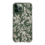 Slim Protection Case［ LAGUNAMOON - BotanicalJacquard - Clear×Beige ］