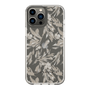 Slim Protection Case［ LAGUNAMOON - BotanicalJacquard - Clear×Beige ］