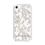 Slim Protection Case［ LAGUNAMOON - BotanicalJacquard - Clear×Beige ］