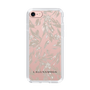 Slim Protection Case［ LAGUNAMOON - BotanicalJacquard - Clear×Beige ］