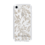 Slim Protection Case［ LAGUNAMOON - BotanicalJacquard - Clear×Beige ］