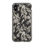 Slim Protection Case［ LAGUNAMOON - BotanicalJacquard - Clear×Beige ］