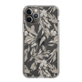 Slim Protection Case［ LAGUNAMOON - BotanicalJacquard - Clear×Beige ］