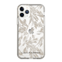 Slim Protection Case［ LAGUNAMOON - BotanicalJacquard - Clear×Beige ］