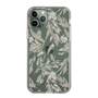 Slim Protection Case［ LAGUNAMOON - BotanicalJacquard - Clear×Beige ］