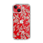 Slim Protection Case［ LAGUNAMOON - BotanicalJacquard - Clear×Beige ］