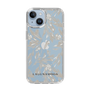 Slim Protection Case［ LAGUNAMOON - BotanicalJacquard - Clear×Beige ］