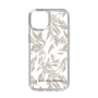 Slim Protection Case［ LAGUNAMOON - BotanicalJacquard - Clear×Beige ］