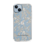 Slim Protection Case［ LAGUNAMOON - BotanicalJacquard - Clear×Beige ］