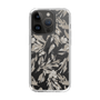 Slim Protection Case［ LAGUNAMOON - BotanicalJacquard - Clear×Beige ］