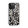 Slim Protection Case［ LAGUNAMOON - BotanicalJacquard - Clear×Beige ］