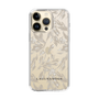 Slim Protection Case［ LAGUNAMOON - BotanicalJacquard - Clear×Beige ］