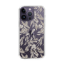 Slim Protection Case［ LAGUNAMOON - BotanicalJacquard - Clear×Beige ］