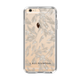 Slim Protection Case［ LAGUNAMOON - BotanicalJacquard - Clear×Beige ］