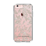 Slim Protection Case［ LAGUNAMOON - BotanicalJacquard - Clear×Beige ］