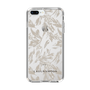 Slim Protection Case［ LAGUNAMOON - BotanicalJacquard - Clear×Beige ］