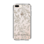 Slim Protection Case［ LAGUNAMOON - BotanicalJacquard - Clear×Beige ］