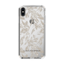 Slim Protection Case［ LAGUNAMOON - BotanicalJacquard - Clear×Beige ］
