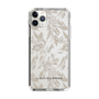 Slim Protection Case［ LAGUNAMOON - BotanicalJacquard - Clear×Beige ］