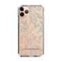 Slim Protection Case［ LAGUNAMOON - BotanicalJacquard - Clear×Beige ］