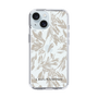 Slim Protection Case［ LAGUNAMOON - BotanicalJacquard - Clear×Beige ］