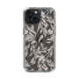 Slim Protection Case［ LAGUNAMOON - BotanicalJacquard - Clear×Beige ］