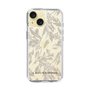 Slim Protection Case［ LAGUNAMOON - BotanicalJacquard - Clear×Beige ］