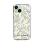 Slim Protection Case［ LAGUNAMOON - BotanicalJacquard - Clear×Beige ］