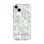 Slim Protection Case［ LAGUNAMOON - BotanicalJacquard - Clear×Beige ］