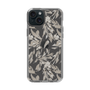 Slim Protection Case［ LAGUNAMOON - BotanicalJacquard - Clear×Beige ］