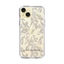 Slim Protection Case［ LAGUNAMOON - BotanicalJacquard - Clear×Beige ］