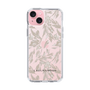 Slim Protection Case［ LAGUNAMOON - BotanicalJacquard - Clear×Beige ］