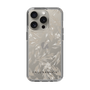 Slim Protection Case［ LAGUNAMOON - BotanicalJacquard - Clear×Beige ］