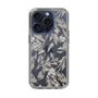 Slim Protection Case［ LAGUNAMOON - BotanicalJacquard - Clear×Beige ］