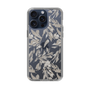 Slim Protection Case［ LAGUNAMOON - BotanicalJacquard - Clear×Beige ］