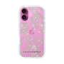 Slim Protection Case［ LAGUNAMOON - BotanicalJacquard - Clear×Beige ］