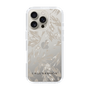 Slim Protection Case［ LAGUNAMOON - BotanicalJacquard - Clear×Beige ］