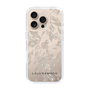 Slim Protection Case［ LAGUNAMOON - BotanicalJacquard - Clear×Beige ］