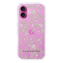 Slim Protection Case［ LAGUNAMOON - BotanicalJacquard - Clear×Beige ］