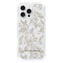 Slim Protection Case［ LAGUNAMOON - BotanicalJacquard - Clear×Beige ］