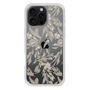Slim Protection Case［ LAGUNAMOON - BotanicalJacquard - Clear×Beige ］