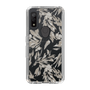 Slim Protection Case［ LAGUNAMOON - BotanicalJacquard - Clear×Beige ］