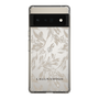 Slim Protection Case［ LAGUNAMOON - BotanicalJacquard - Clear×Beige ］